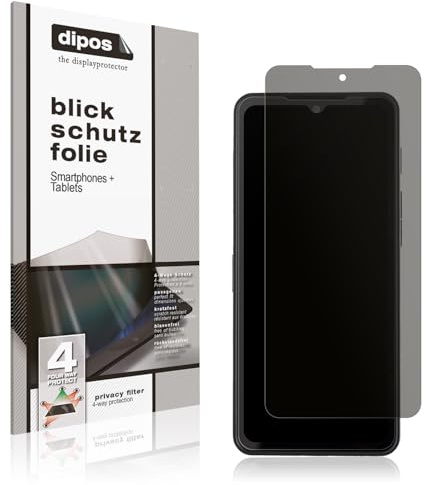 dipos Blickschutzfolie für Cat S75 | Displayschutz matt mit 4-Wege Sichtschutz-Effekt, Privacy Filter, passt perfekt, kratzfest, blasenfrei, selbstklebend
