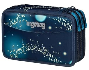 ergobag Maxi Mäppchen Set 40-Teilig, Lyra Bunt- und Filzstifte, Kleingeld Fach, Lineal, Schere
