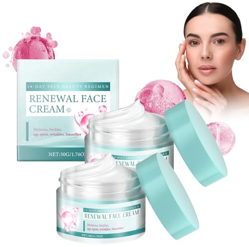 2pcs Crema Hidratante, Crema Hidratante con Colágeno, 2pcs*50g, cream4 | Piel Facial Reparadora, Hidratación y Luminosidad