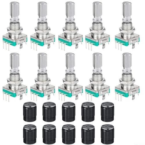 ZAMETTER Drehgeber/Kodierungsschalter/digitales Potentiometer, Drehgeber, Codeschalter, digitales Potentiometer (Pflaumengriff, 20 mm)