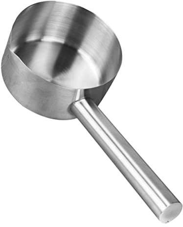 HOLIDYOYO Cuchara De Agua Inoxidable Multiusos Para Cocina y Baño Cucharón Resistente Para y Leche Para Doméstico y Cocinas De Inducción