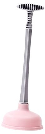 ULTECHNOVO Stantuffo per Pulizia WC Lungo Manico in Gomma e ABS, Potente Aspirazione per Sgorgare Tubi Scarico WC e Lavandino, per Cucina e Ristorante