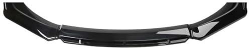WUCHENGHH Spoiler Parachoques Delantero para Audi A5 4 Door B8 2007-2016, Coche ABS Alerón Delantero Difusor Inferior Labio Kits Carrocería Exteriores Accesorios,A-Black