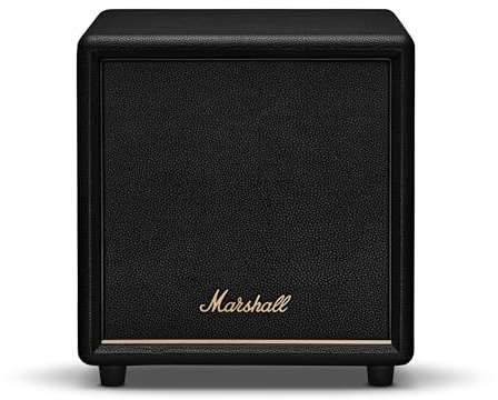 Marshall Heston Sub 200 - Altavoz de Graves Graves Profundos para TV, películas y música | Conectividad Bluetooth LE y RCA Mono - Negro