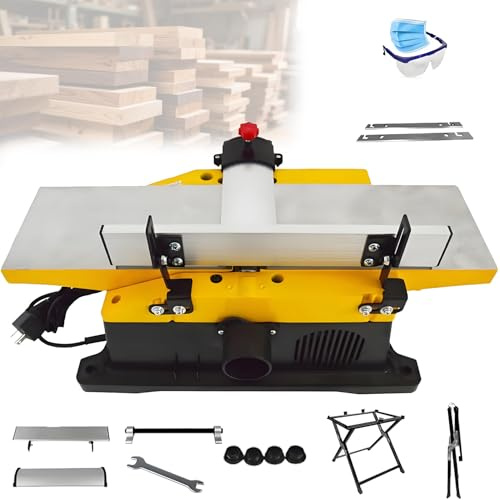Feiphla Pialla Elettrica Portatile,Pialla per Legno,1800 W 12000 Giri/Min per Gli Appassionati di Lavorazione del Legno Planer(FoldingStand)