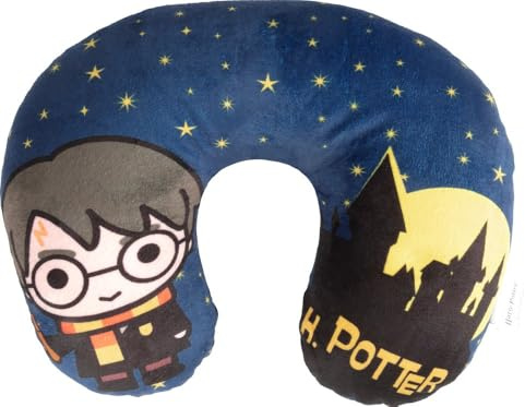 Tataway Cuscino da Viaggio per Bambini con Supporto per Collo per Auto, Aereo e Passeggino (Harry Potter)