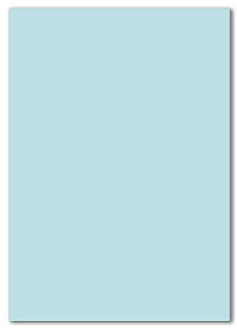 50 DIN A4 Bastelkarton - Hellblau (Blau) - 240 g/m² - 21 x 29,7 cm - Ton-Papier Bastelkarte Fotokarton FarbenFroh