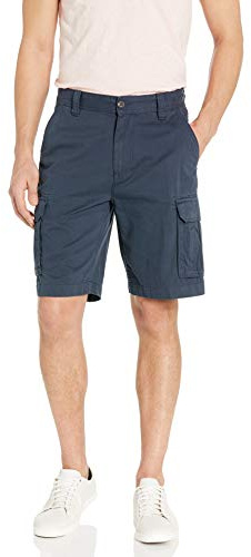 Amazon Essentials Pantaloncini Cargo Vestibilità Classica da 25cm con Tasche Uomo, Blu Marino Scuro, 36W