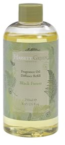 Hassett Green London - Black Forest - Fragrance Oil Reed Diffuser Refill - Larger Size 250ml Bottle
