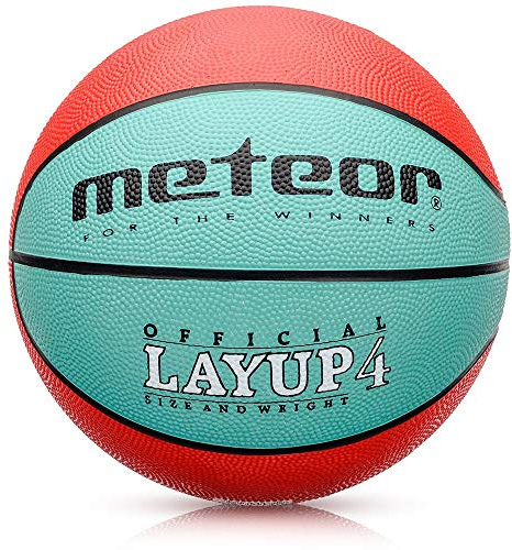 Basketboll för Barn Basketball Storlek 1 3 4 Perfekt Anpassad Till Ungdomens Barns Händer från 4–10 år Gammal Idealisk Basket för Träning Basket Med en Halkfri Yta METEOR LAYUP