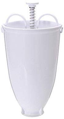 Greatangle Máquina Manual de rosquillas de plástico Fritura de rosquillas Molde de plástico Dispensador de gofres Ligero Donut Maker Blanco