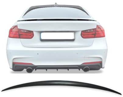 London Auto Style Rear Trunk Spoiler Compatible with BMW 5 Series F10 2010-2016 Piano Black