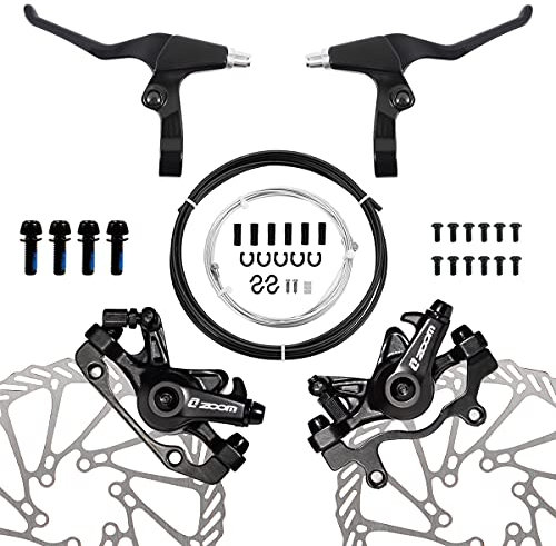 Chooee Mechanische Scheibenbremsen vordere/hintere Fahrradscheibenbremsen für Mountainbike, Rennrad, BMX