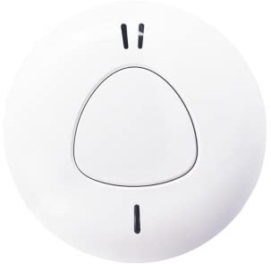 Détecteur de fumée connecté WSD301 Compatible avec la Centrale Tactile Daewoo Security AM301, détection de fumée au Sein de Votre Domicile