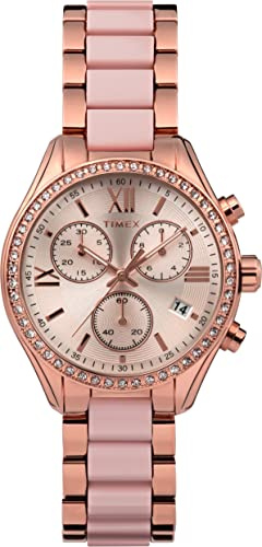 Timex Chronograph Quartz Crystal Ladies Watch