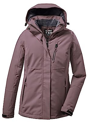killtec Damen Funktionsjacke/Winterjacke mit abzippbarer Kapuze KOW 140 WMN JCKT, malve, 40, 37411-000