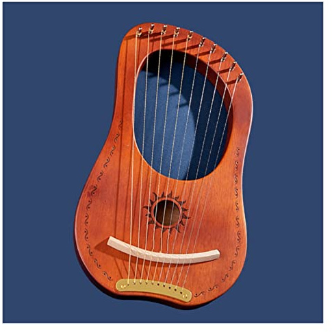 16/19/21/24 Saiten Lyra Lyra Harfe Holz Mahagoni 21 Saiten Harfe Musikalisches Anfängerinstrument Lyre ?Harfe für Anfänger