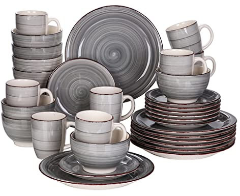 Generic 16 32 48 Piece Cutlery Set with Dinner Plate Dessert Plate Bowl Mug/a/32Piece Set