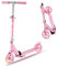 SUOTU Roller Kinder mit 145 mm Rollen, Scooter mit 2 LED Rädern für 3-12 Jahren, Zusammenklappbarer, Höhenverstellbarer, Cityroller for Boys and Girls (Rosa)