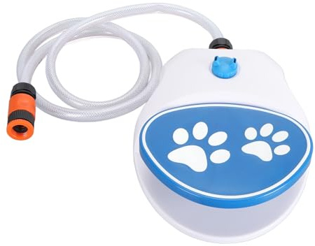 Wasserbrunnen für Hunde, Step On, Wassersprinkler für Hunde Im Freien, Pfotenaktivierter Hundesprinkler, Wasserspielzeug für Hunde, Trinkwasserspender, Trinkbrunnen mit Schlauch