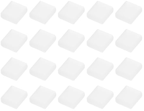 sourcing map 20pcs USB 2.0 Port Cap Cover Anti Dust Silicone Protector for USB Male USB Data Cable, Clear