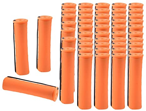 Lot de 50 tiges ondulées ondulées pour cheveux bouclés et ondulés - Pour femmes et filles - 2,2 cm