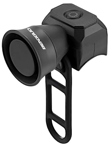 Mineup Timbre de Bicicleta eléctrico, 120 dB Timbre Bicicleta Electronico, Fuerte Bocina eléctrica Campana, Impermeable IPX4, Bocina de Bicicleta para MTB montaña Bicicleta