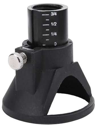 Milling Cutter Fixed Base - Rotary Tool Guide Router | Grinding Holder with Clear Scale | High-Precision Grinding Base Positioner with Depth Gauge for Milling Tool Accessoriess