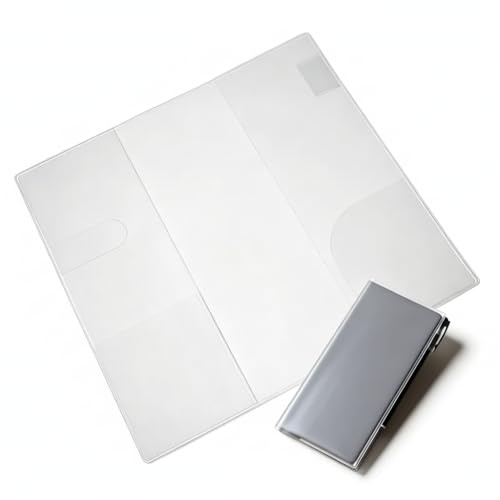 Angoily Buchschutzhülle Aus Pvc Für Hardcover Frosted Buchcover Für Notizbuch Und Planer Passend Für Hobonichi Weeks Hülle Schutz Vor Abrieb Falten Und Biegen 7.87 X 7.76 in
