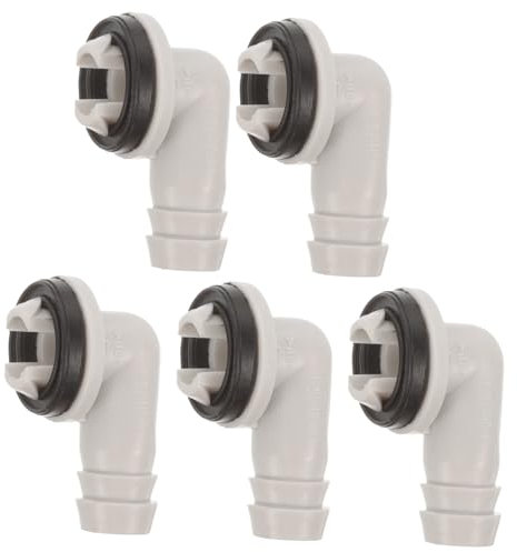 KOCKSHION 5pcs Drain Hose Fitting Split Unit Hose Connector for Air Conditioner Drainage Material Leak Design Easy Installation for Efficient Water Management