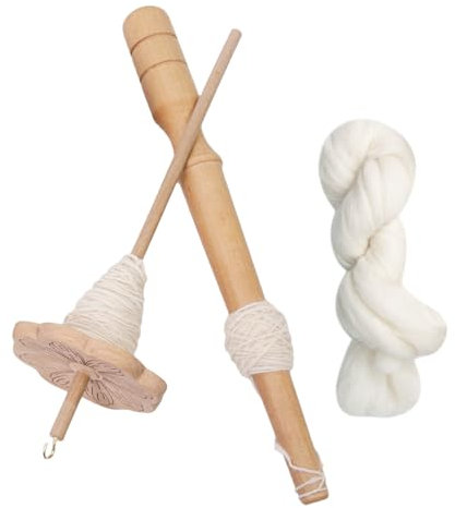 Sghtil Spinnspindel - Oberwirtel Garnspinner Handspindel,Handarbeitszubehör Für Frauen Zum Stricken, Weben Und Nähen