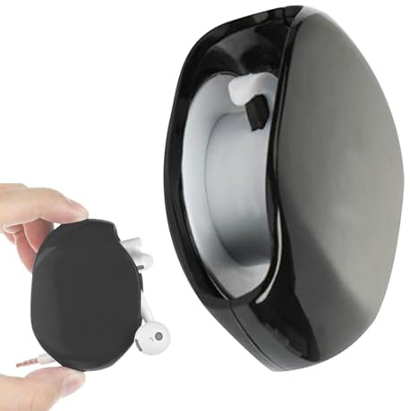Avvolgicavo automatico, retrattile, avvolgicavo orizzontale portatile per telefono, lettore USB, auricolari, caricabatterie, cuffie, viaggi, casa, auto