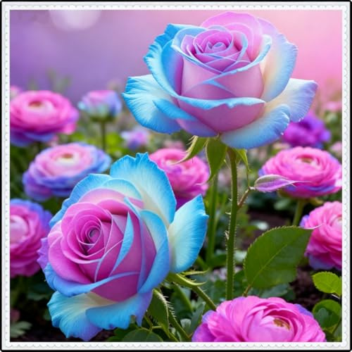 Raíz de rosa -/Excelente elección para arreglos de jardín/Los colores de los pétalos varían/ - (NVNJHJN).-2rizoma-F
