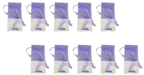 minkissy 22 Bolsitas de Gasa Púrpura Aroma a Lavanda para Armarios y Cajones, Organizador de Joyas y Ambientador Natural, Diseño Floral Hermoso