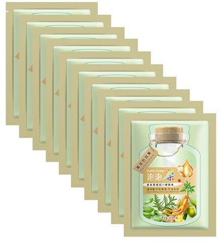 Teinture Capillaire À Bulles - Shampooing Colorant Instantané Mousse Végétale - 10 Pièces De Shampooing Teinture Capillaire Instantané Sécurisé Portale, Qui Couvre Naturellement Les Cheveux Gris,Pour