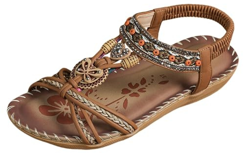 Sandaler, damer, sommar, glitter, strass, glittersandaler, flickor, sandaletter, Slingback, sommarskor, peep toe, sportsandaler, stor storlek, strandsandaler, bohemiska utomhussandaler, lediga