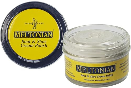 Meltonian Cream Shoe Polish - Leather Shoe Polish - Beeswax - Restores and Protects - Over 60 Colours
