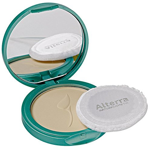 Alterra compacta polvo 10 g), color 01: Light, con bio de Granada Semillas Extracto & jojobaöl bio, abdeckend, certificado Natural maquillaje, Vegano)
