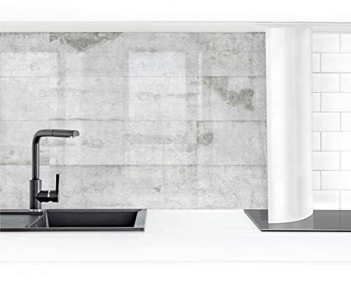 Rivestimento cucina - Parete effetto cemento 90 x 250 cm Smart