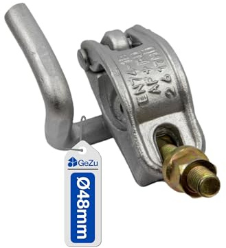 GeZu Impex Absteifkupplung SW 22 Galvanisch Verzinkt 48 mm Gerüstkupplung Gerüstschelle
