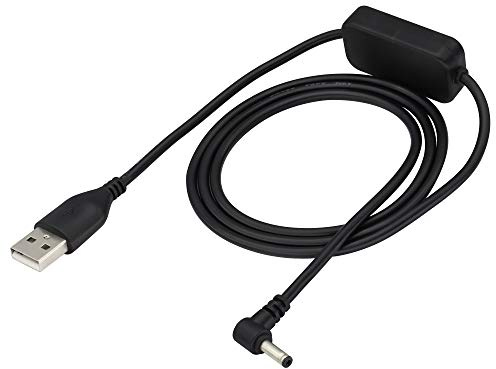 zdyCGTime USB 2.0 mâle à 90° DC3.5 * 1.35mm mâle 5v câble d'appoint coudé,adapté aux Ventilateurs,routeurs et Autres Petits équipements électroniques.(1m/1Paquet)