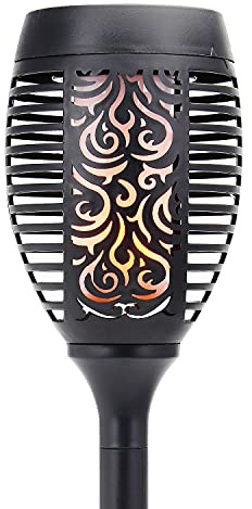 Taylor & Brown 51 LED Solar Torch Light Dancing Flickering Flame Effect Stake Light Waterproof Outdoor Garden Landscape Path Lamp (2 Torch Lights)