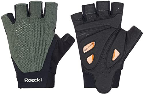 Roeckl Icon Fahrrad Handschuhe kurz grün/schwarz 2023: Größe: 7