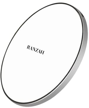 Ranzah Wireless Charger for iPhone 16,15,14,13 Pro Max/12/11/Xs Max/XR/X/8 Plus/8,15W Max Fast Charging Pad for Samsung Galaxy S22/S21/S20/S10/S9/S8/S7 Note 9/8/Huawei P30 Pro,5W All Qi-enabled Phones