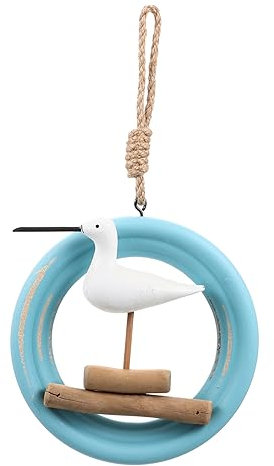 Amosfun Decorazione Murale Legno Pendente Stile Mediterraneo Ornamentazione Per Casa Per Feste e Regali Accessori Per Interni e Esterni
