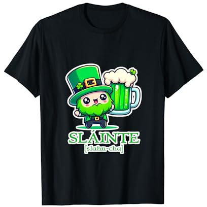 Happy Leprechaun Chope à bière verte pour la Saint-Patrick T-Shirt