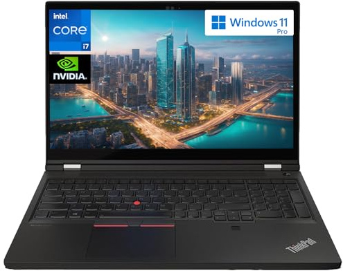 Lenovo ThinkPad - Mobile Workstation, 15.6 FHD (1920 x 1080) IPS, Intel Core i7-11800H, Nvidia T1200, 8 Cores, Backlit Keyboard, Fingerprint, Win11 Pro, w/WOWPC Bundle (64GB RAM | 1TB PCIe SSD)