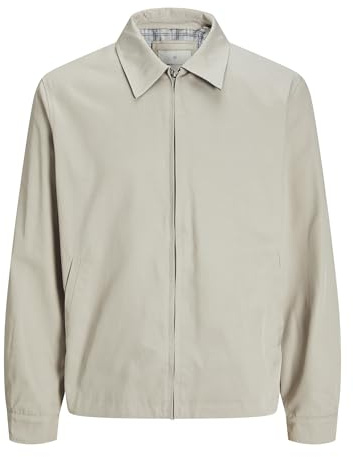JACK & JONES Flygplan jacka för män, Silverfoder, M