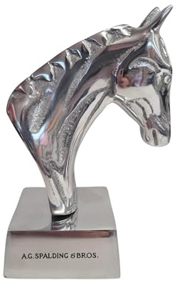 A.G.Spalding&Bros. Schreibtisch-Objekt Horse Head 862875 Herren Aluminium Silber