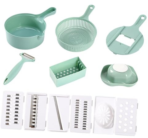 Cabilock Cortador De Verduras Eléctrico Cortadora De Patatas Mandolina Cocina Rallador De Nabo